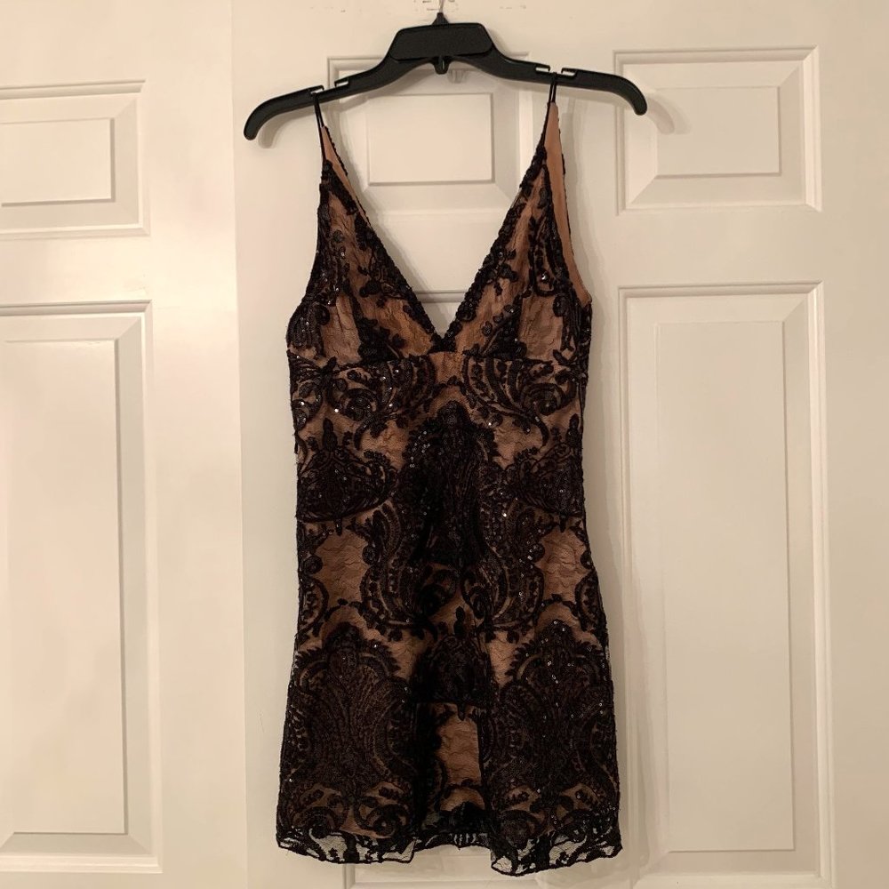 Free People Sequin Mini Dress